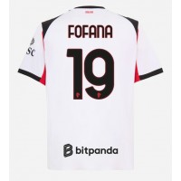 Stroje piłkarskie AC Milan Youssouf Fofana #19 Koszulka Wyjazdowej 2025-26 Krótki Rękaw